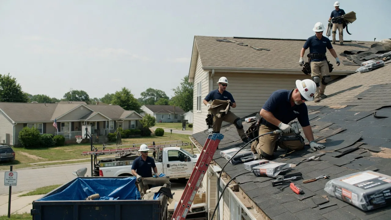 Roof Replacement in Farmersville, IL near me